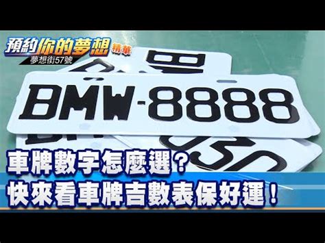 車牌英文字母吉凶